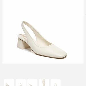 Sam Edelman Cream Slingback Heels